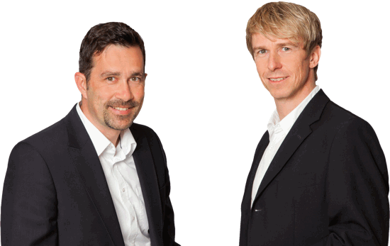 Josef Weichslberger und Frank Gehret