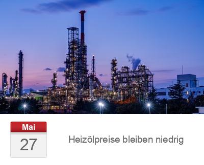  Heizölpreise bleiben niedrig